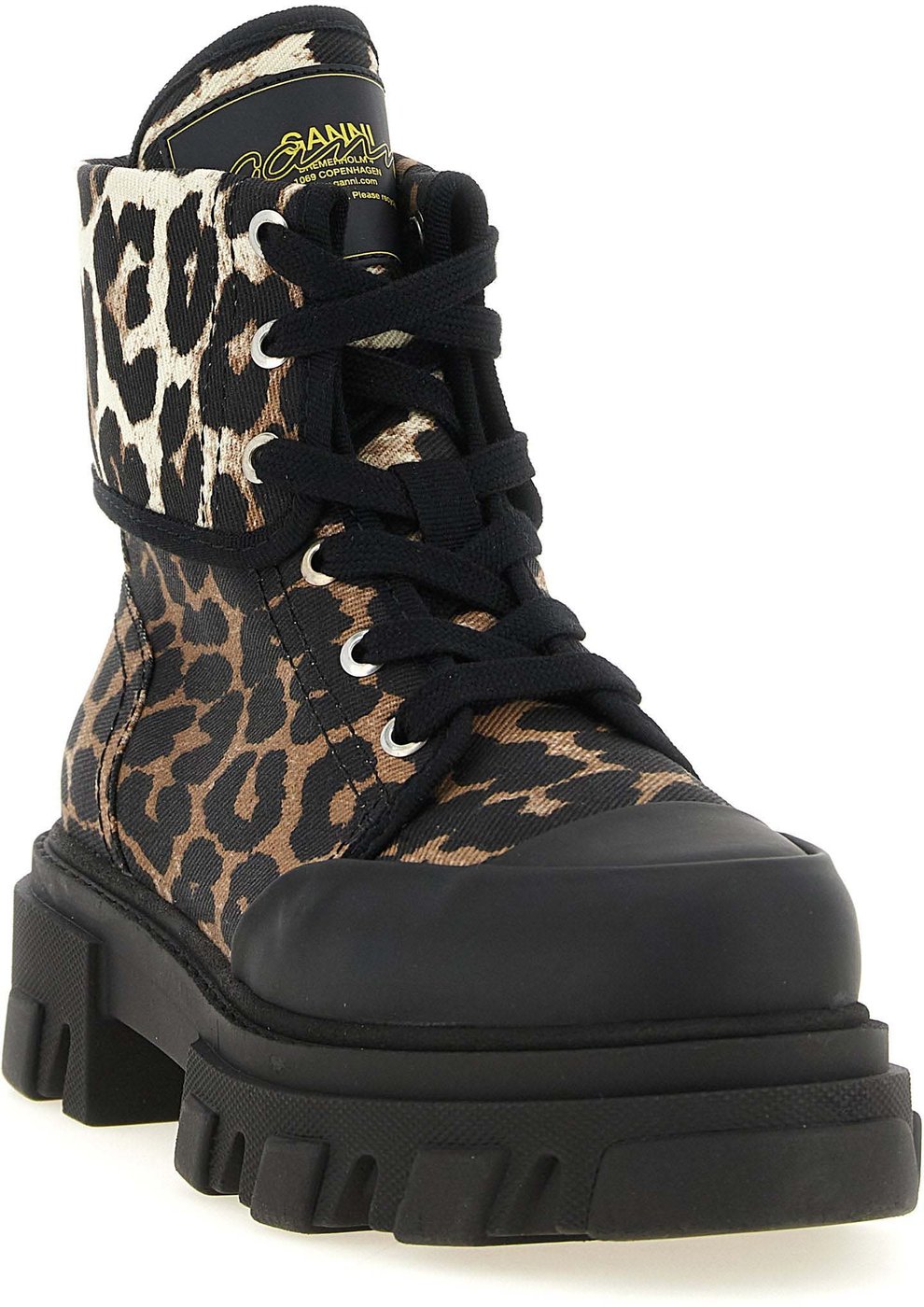 Ganni Denim Ankle Boots