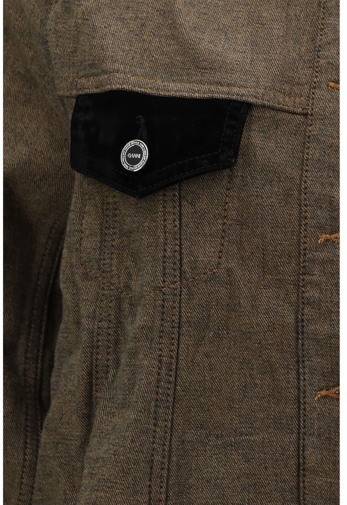 Ganni Brown Cotton Denim Jacket