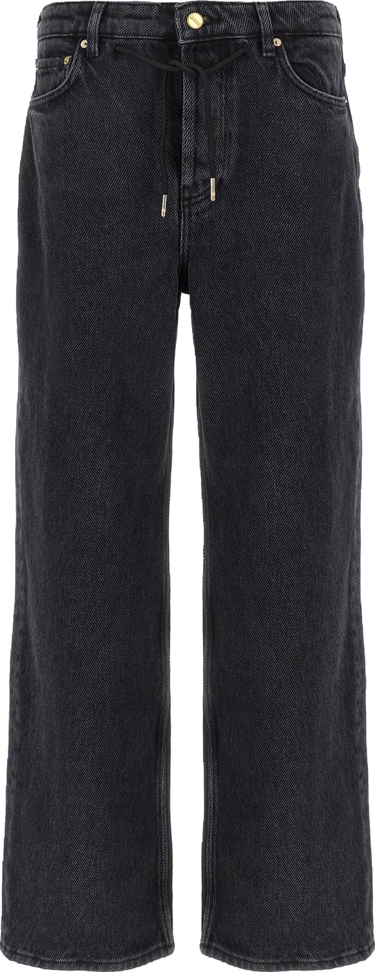 Ganni Black Cotton Jeans Denim