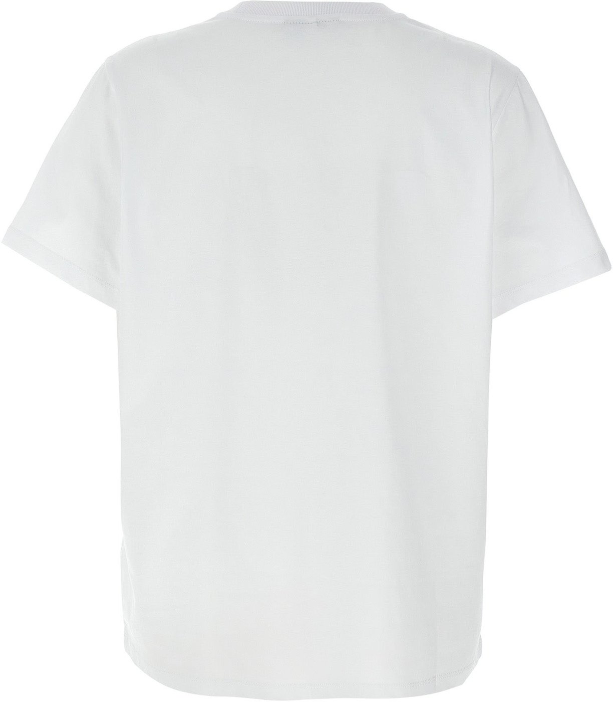 Ganni White Cotton T-Shirt
