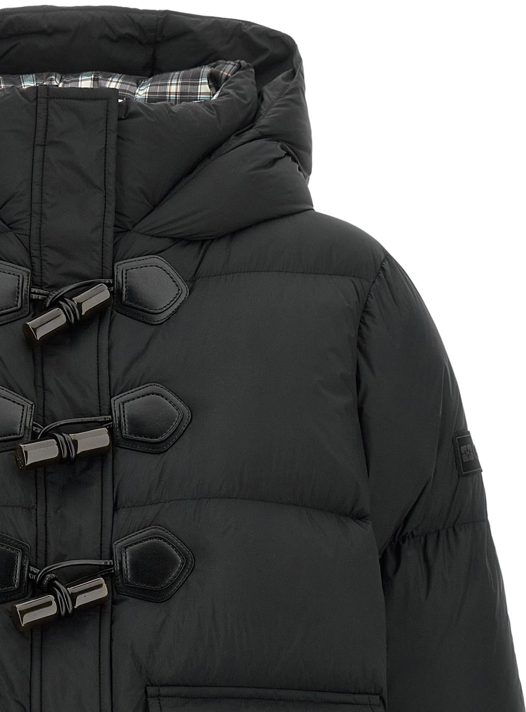 Ganni Black Polyamide Full-Length Jacket
