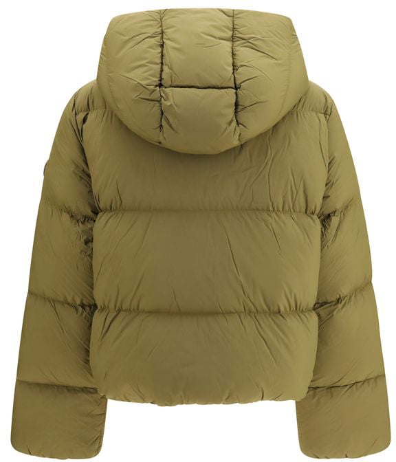 Ganni Bicolor Nylon Full-Length Jacket