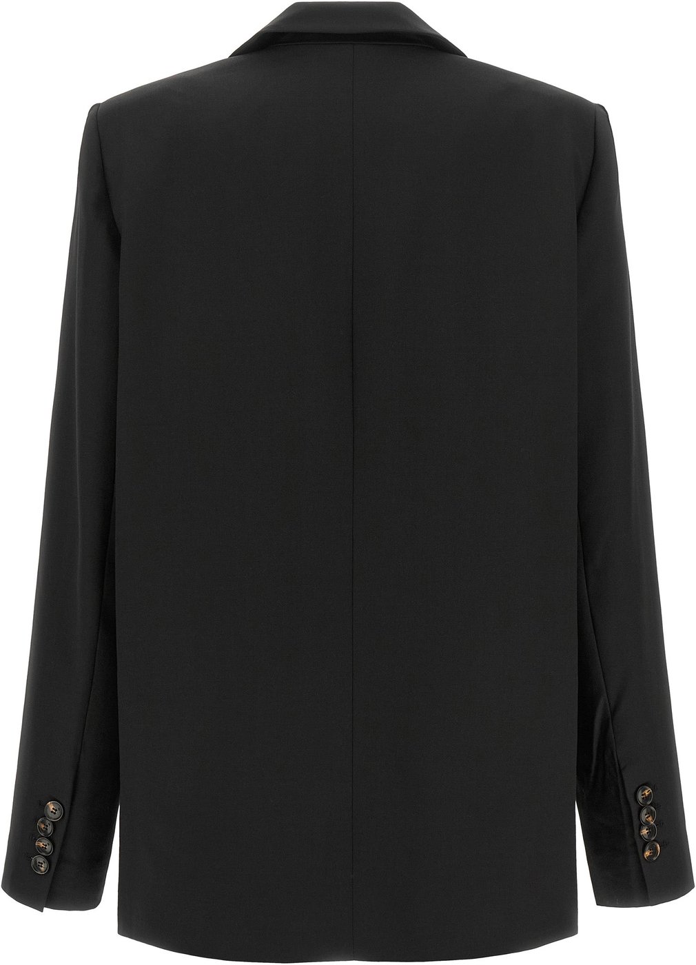 Ganni Black Polyester Blazer