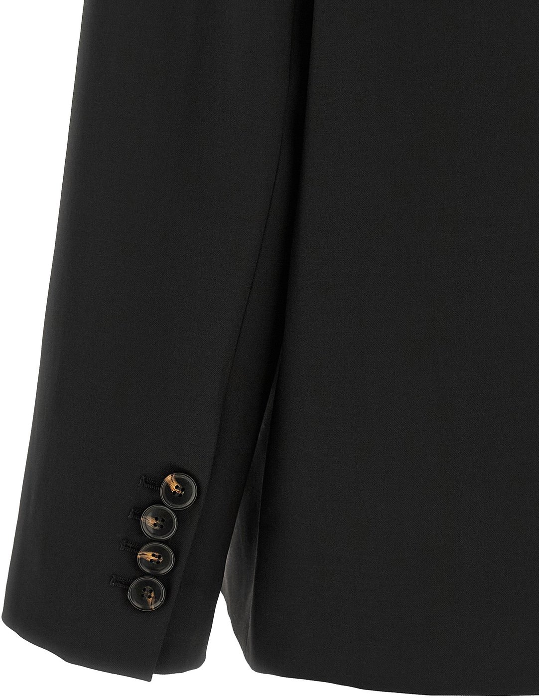 Ganni Black Polyester Blazer