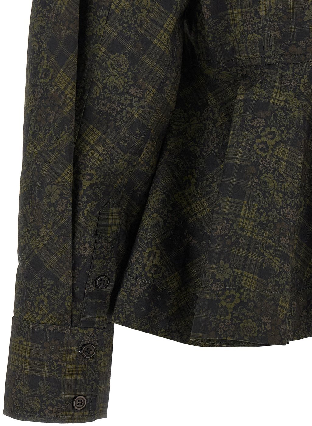 Ganni Bicolor Organic Cotton Blouse