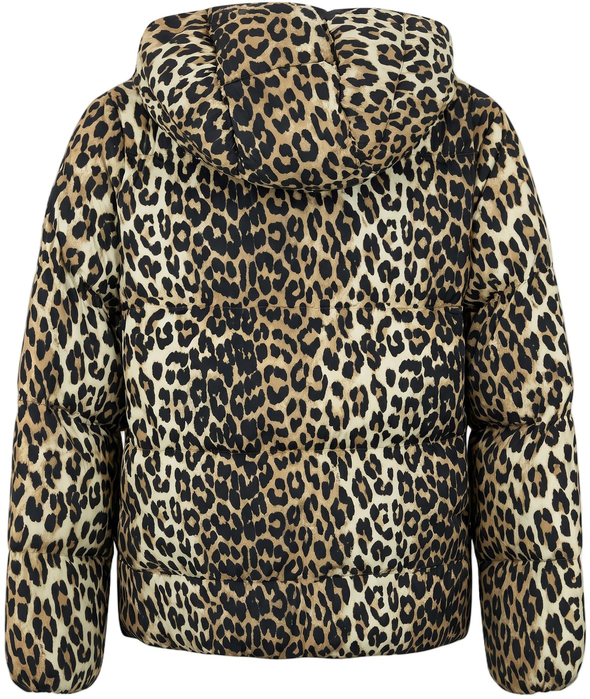 Mini Puffer with fins and leopard print