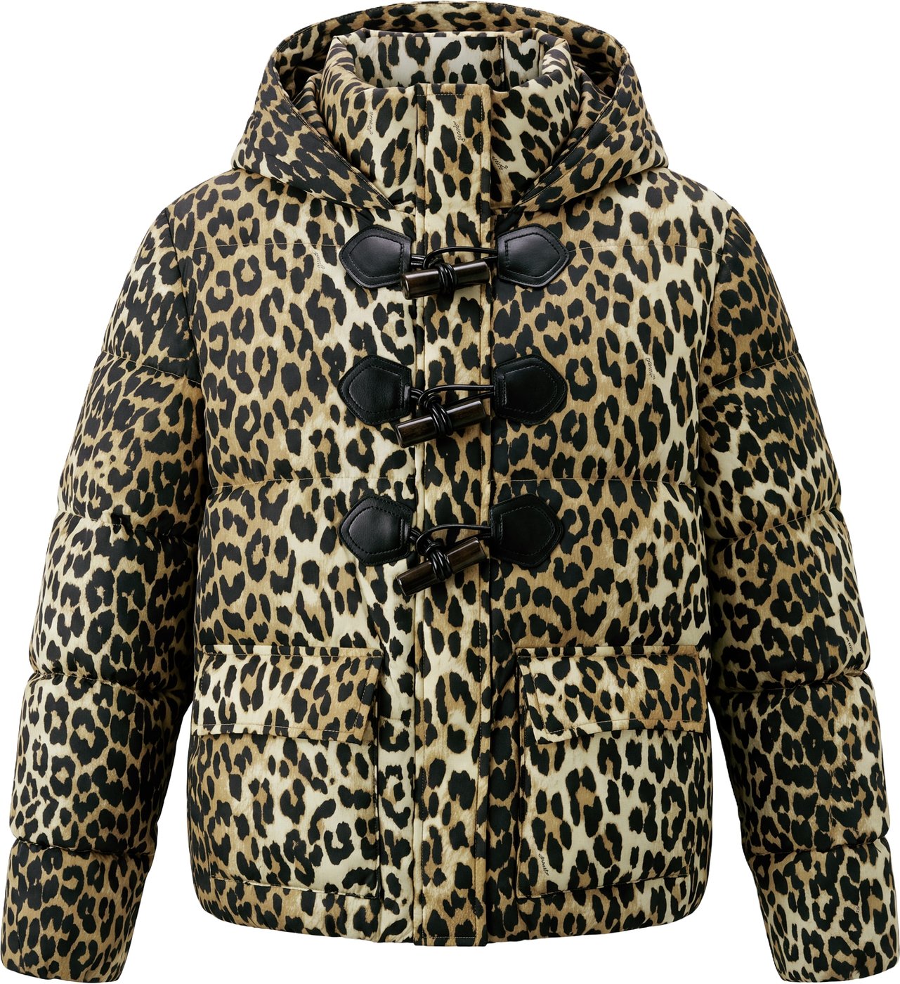 Mini Puffer with fins and leopard print