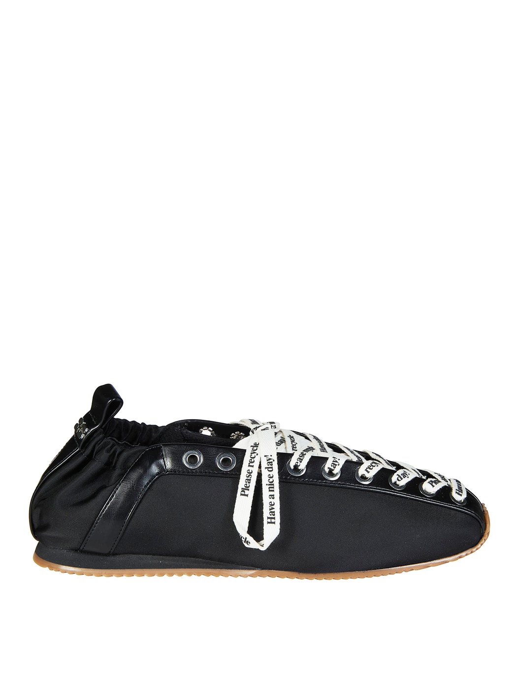 Nylon Laces Elastic Heel Flats