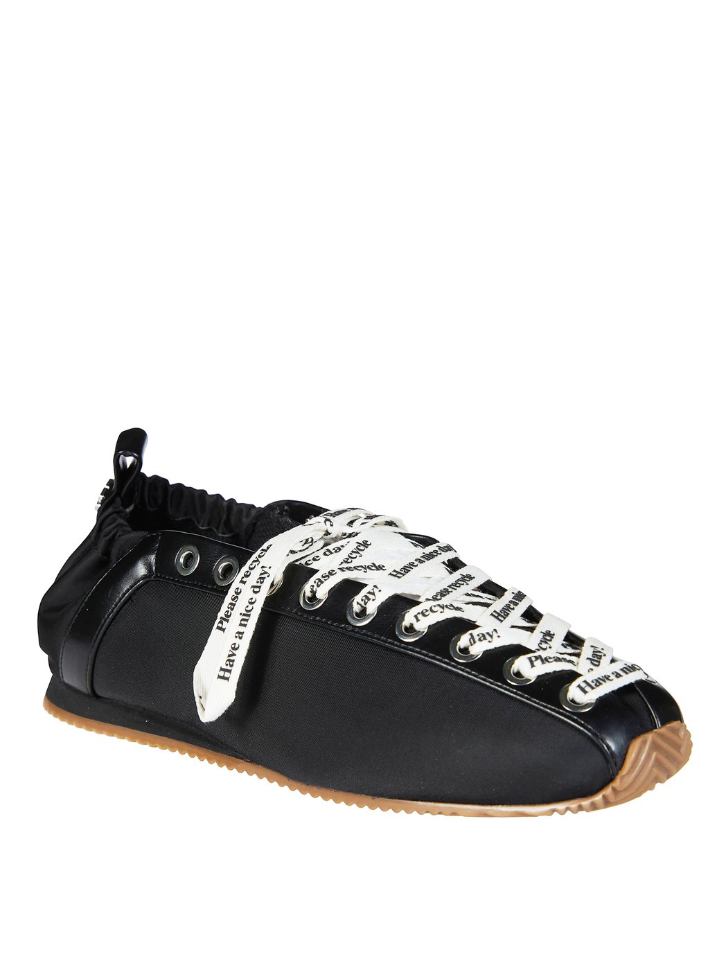 Nylon Laces Elastic Heel Flats