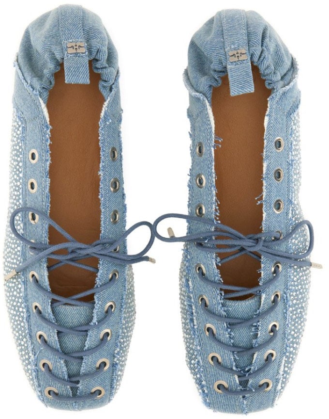 Lace-Up Ballerina