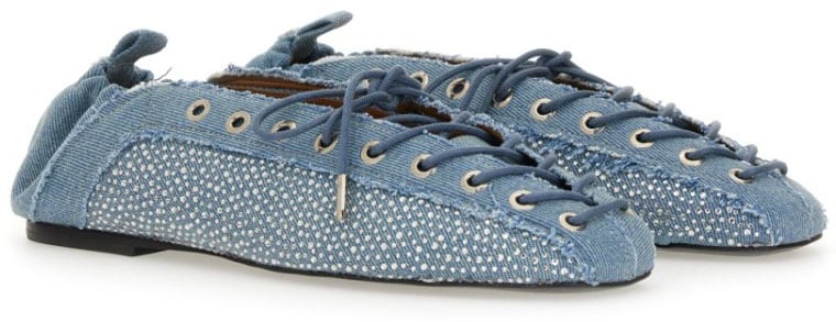 Lace-Up Ballerina