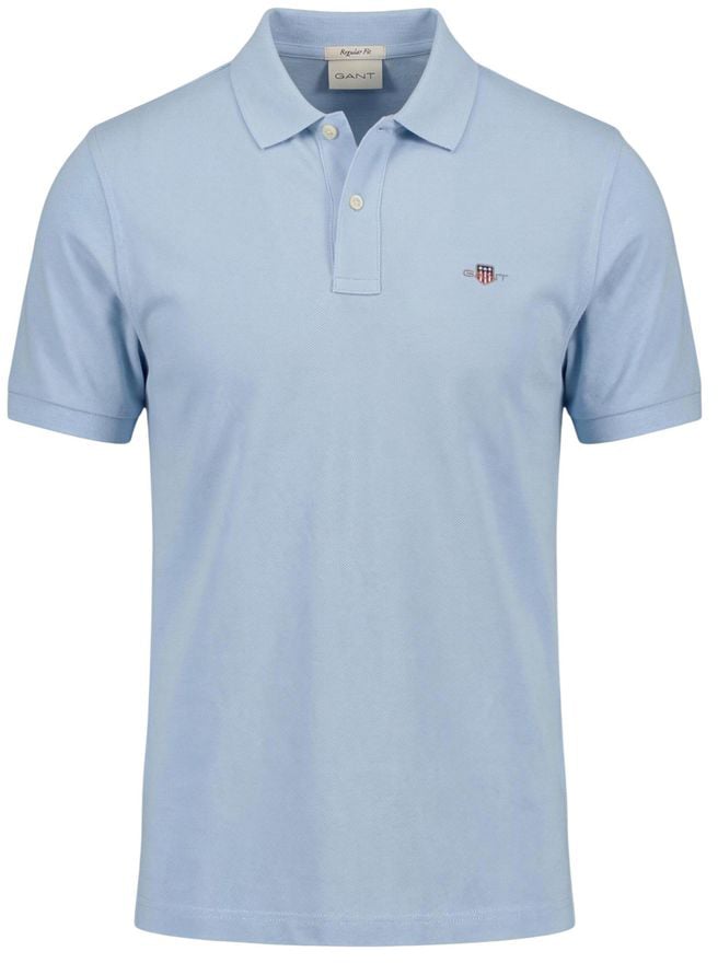 Gant Blue Cotton Polo Shirt