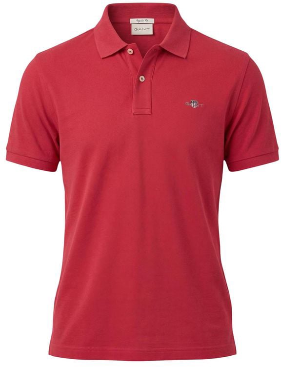 Gant Red Cotton Polo Shirt
