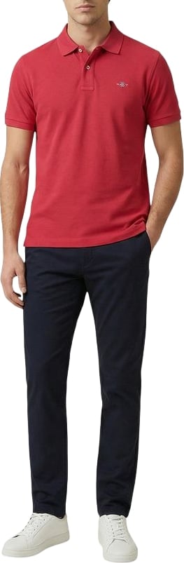 Gant Red Cotton Polo Shirt