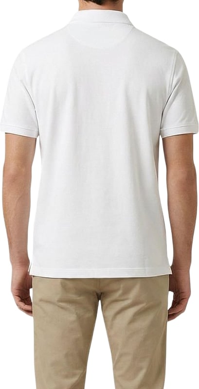 Gant White Cotton Polo Shirt