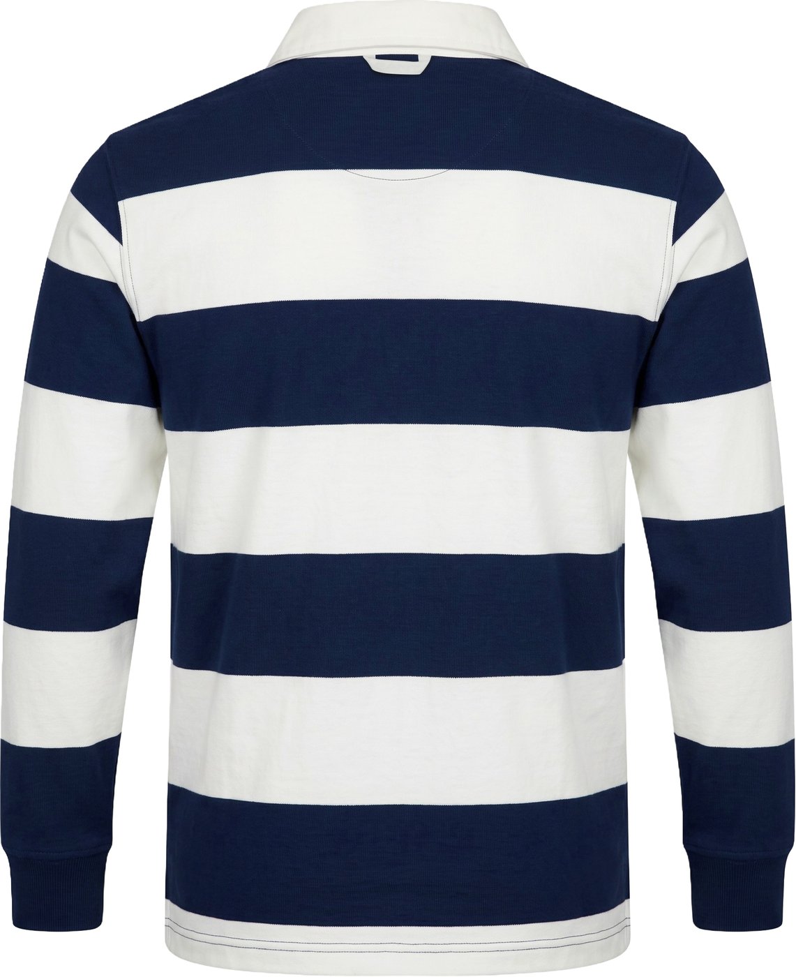 Long-sleeve cotton polo