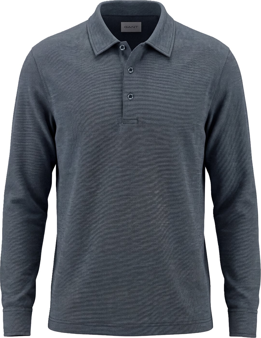Long Sleeve Polo in Cotton