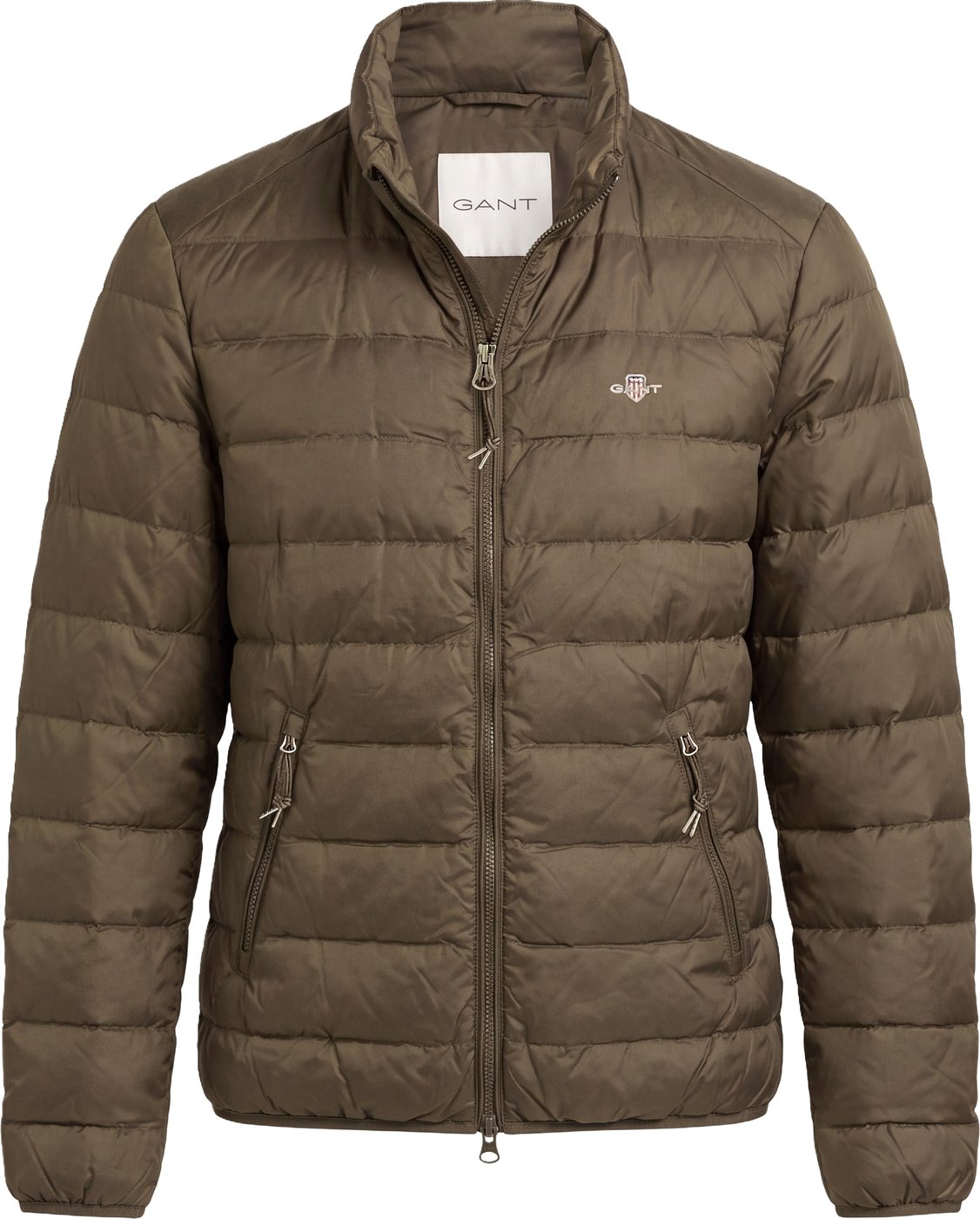 Padded jacket with zipper