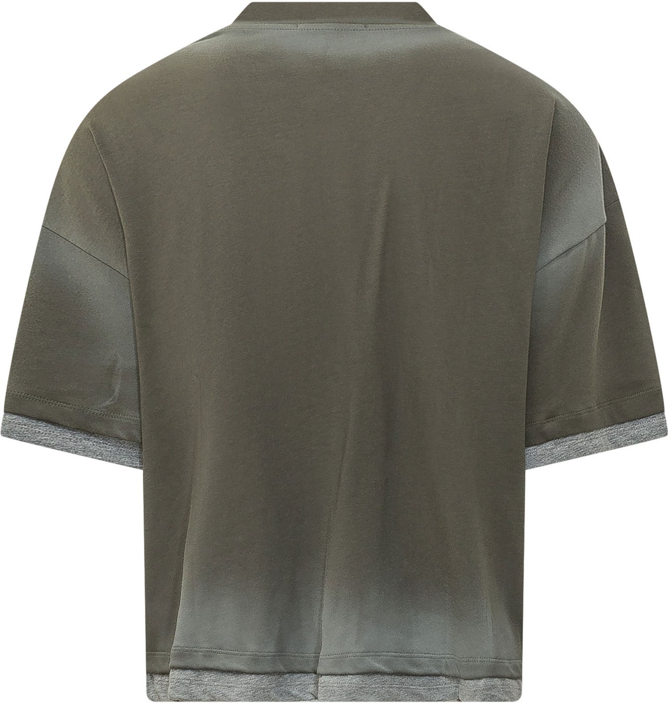 T-shirt Oversize con Logo Traforato