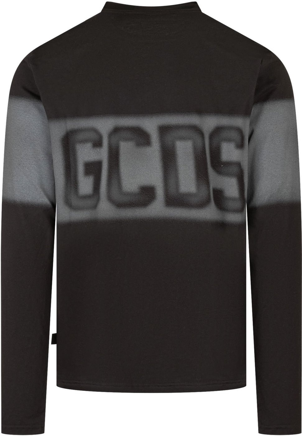 T-shirt a Maniche Lunghe con Logo Sfumato
