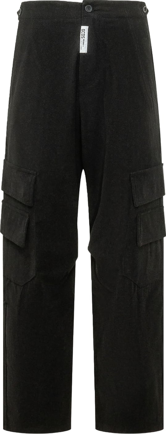 Pantaloni Cargo con Tasche Applicate