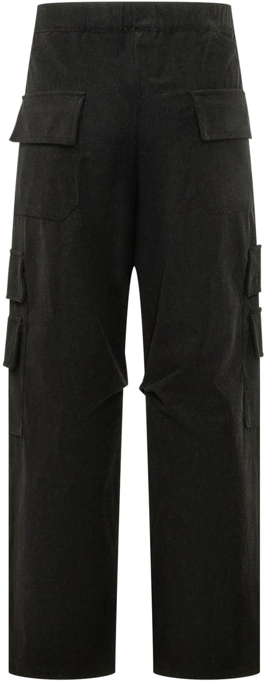 Pantaloni Cargo con Tasche Applicate