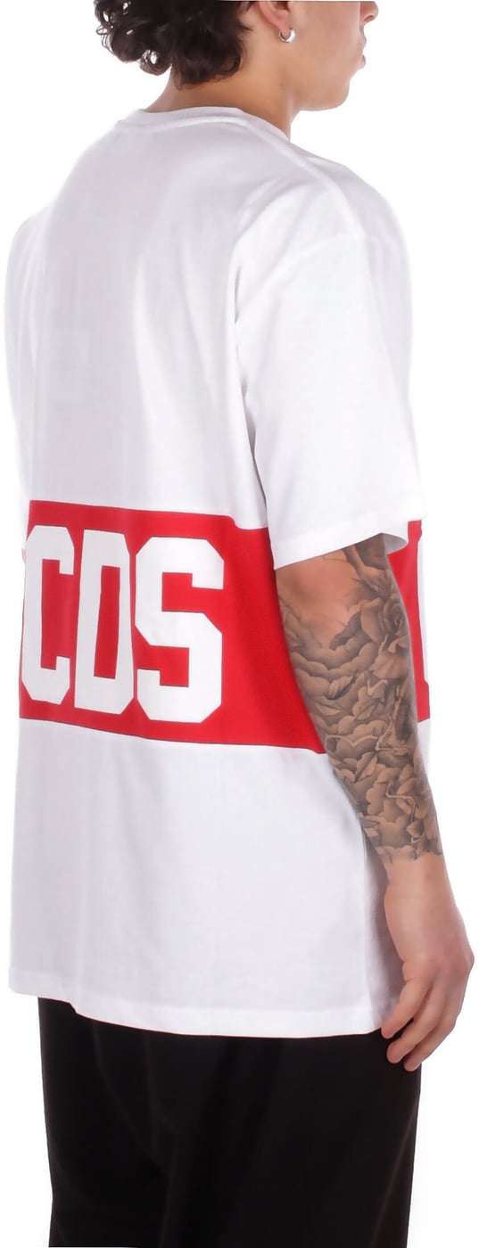 T-Shirts And Polos White Red