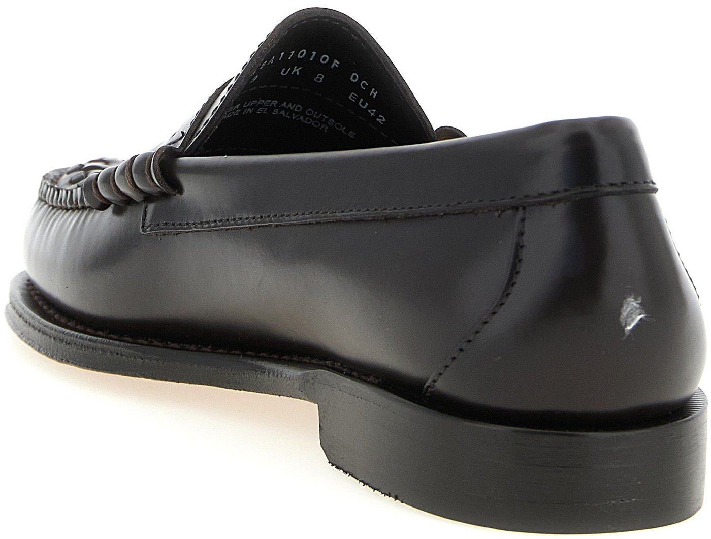 G.H. BASS Brown Cowhide Slip-On Loafers