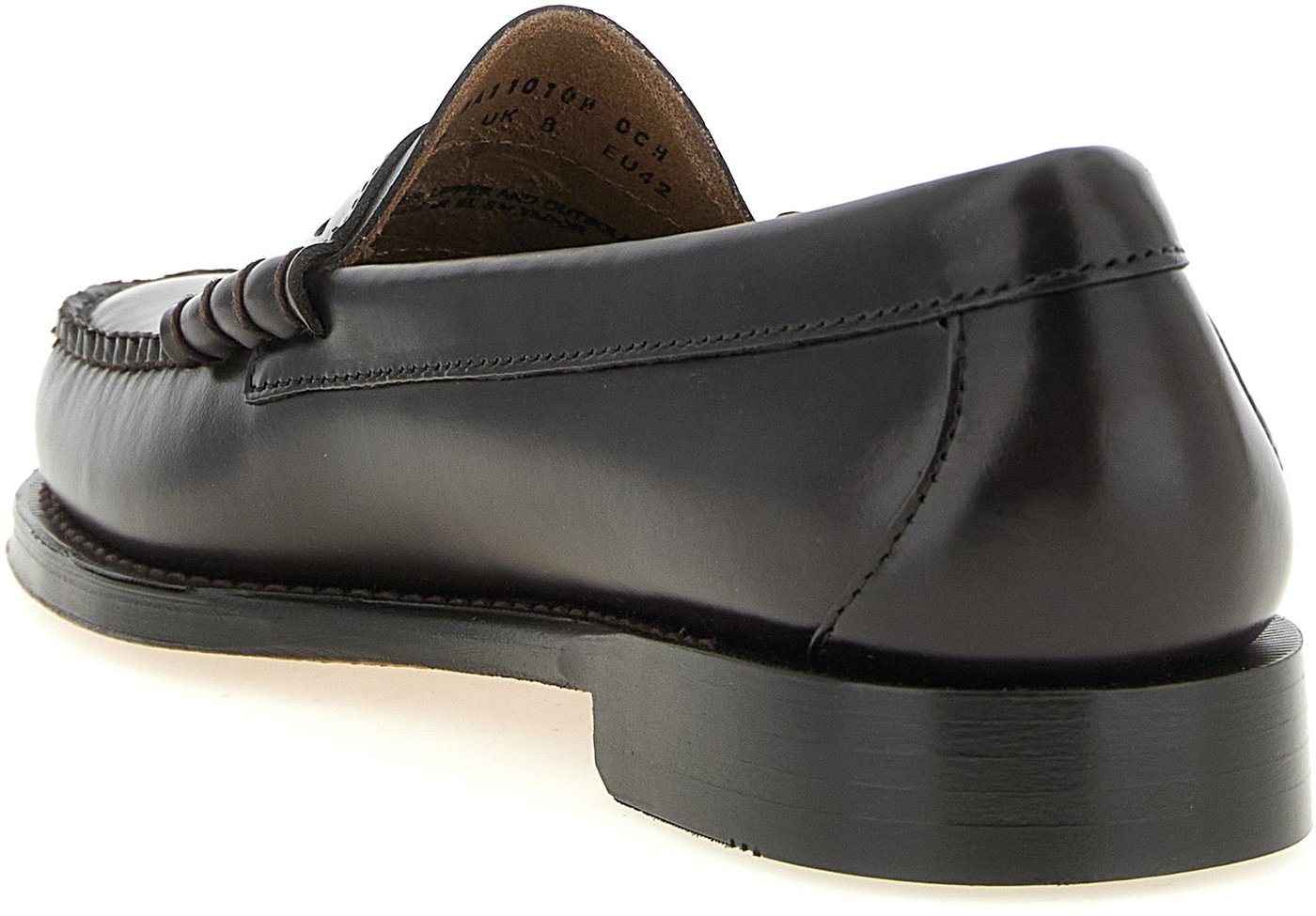 G.H. BASS Brown Cowhide Slip-On Loafers