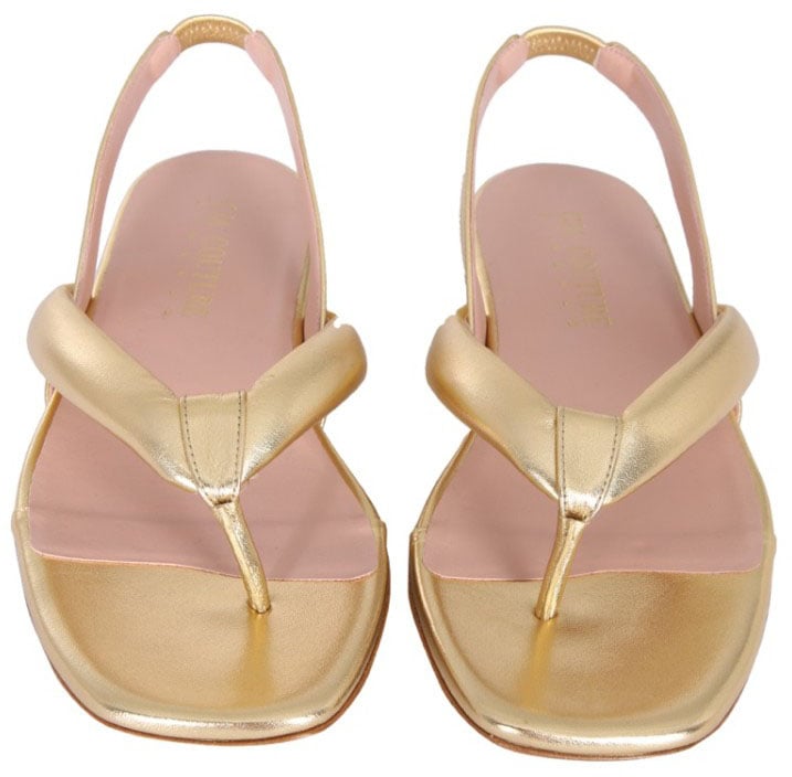 Leather Slingback Sandals