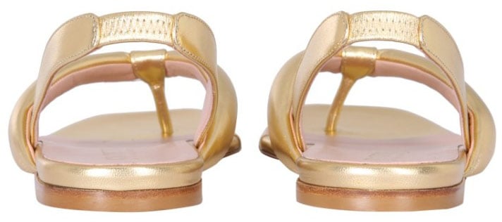 Leather Slingback Sandals