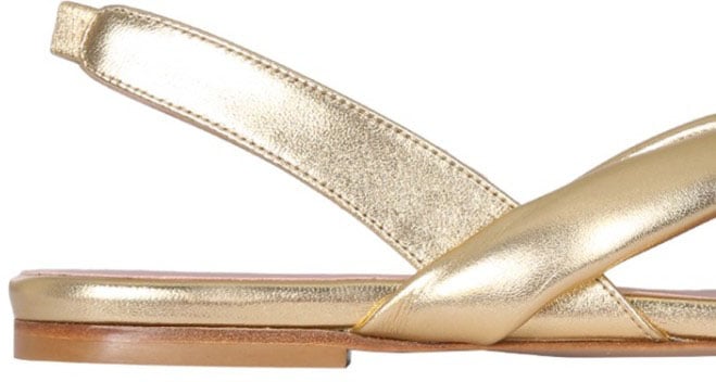 Leather Slingback Sandals