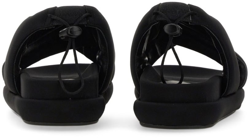 Chunky Sandal With Drawstring Closure