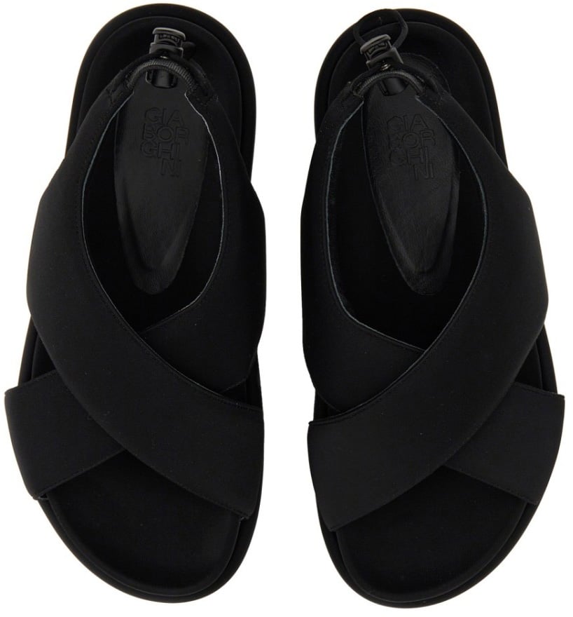 Chunky Sandal With Drawstring Closure