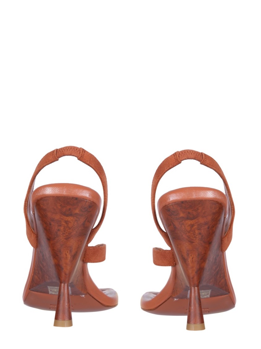 Sculpted Wedge Sandal
