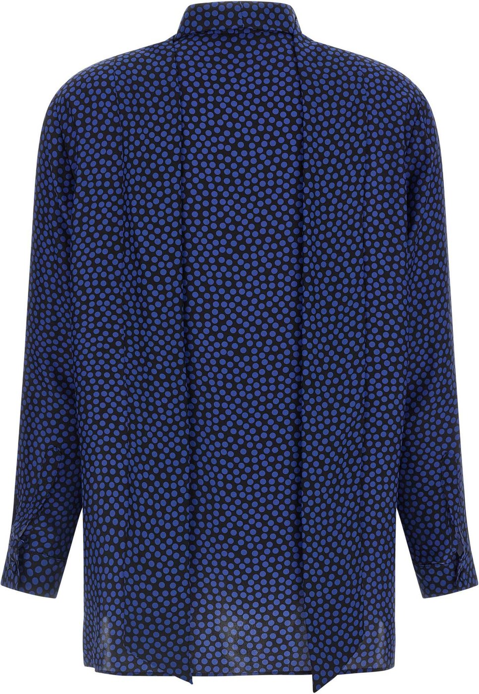 Gianluca Capannolo Blue Silk Blouse