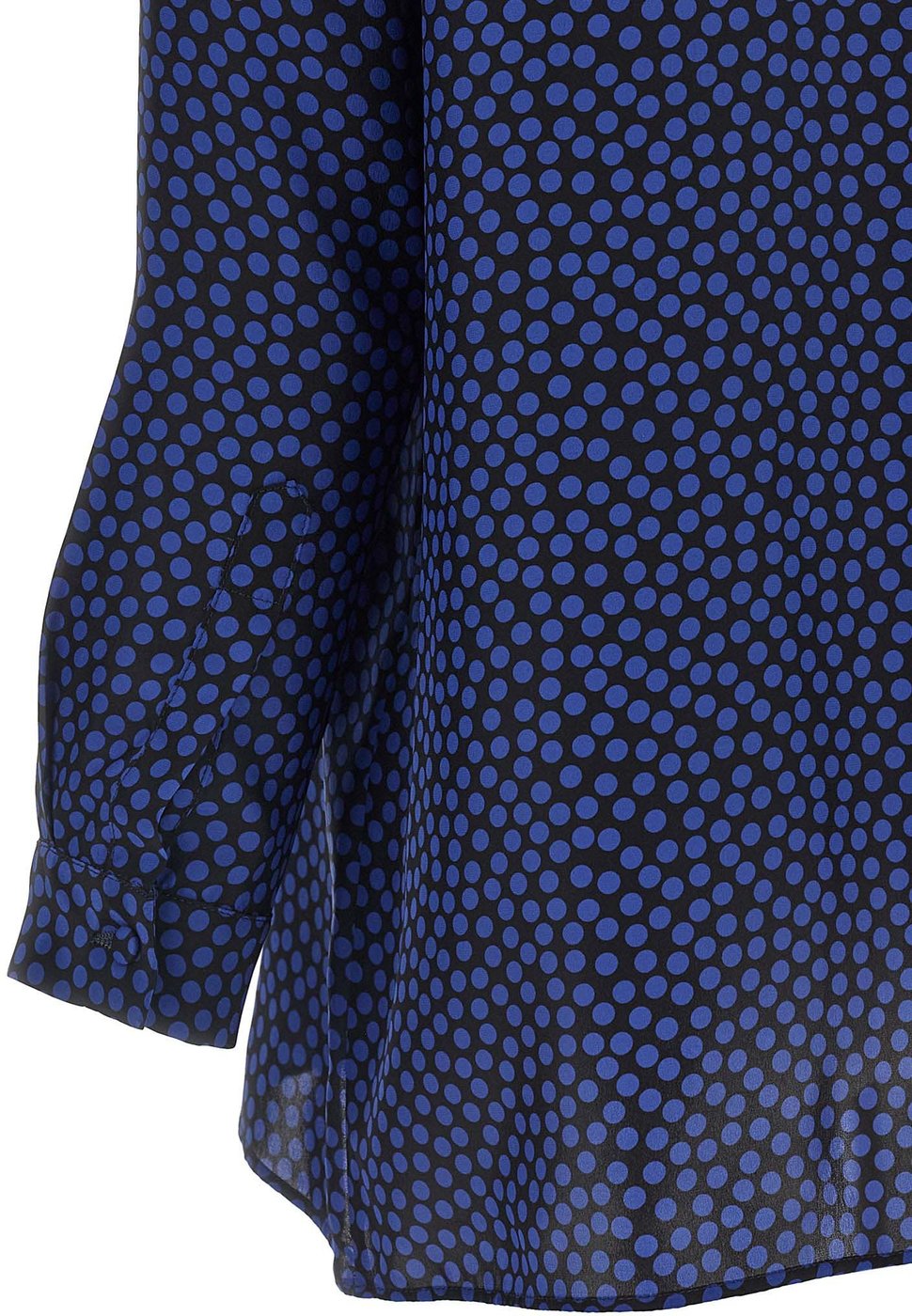 Gianluca Capannolo Blue Silk Blouse