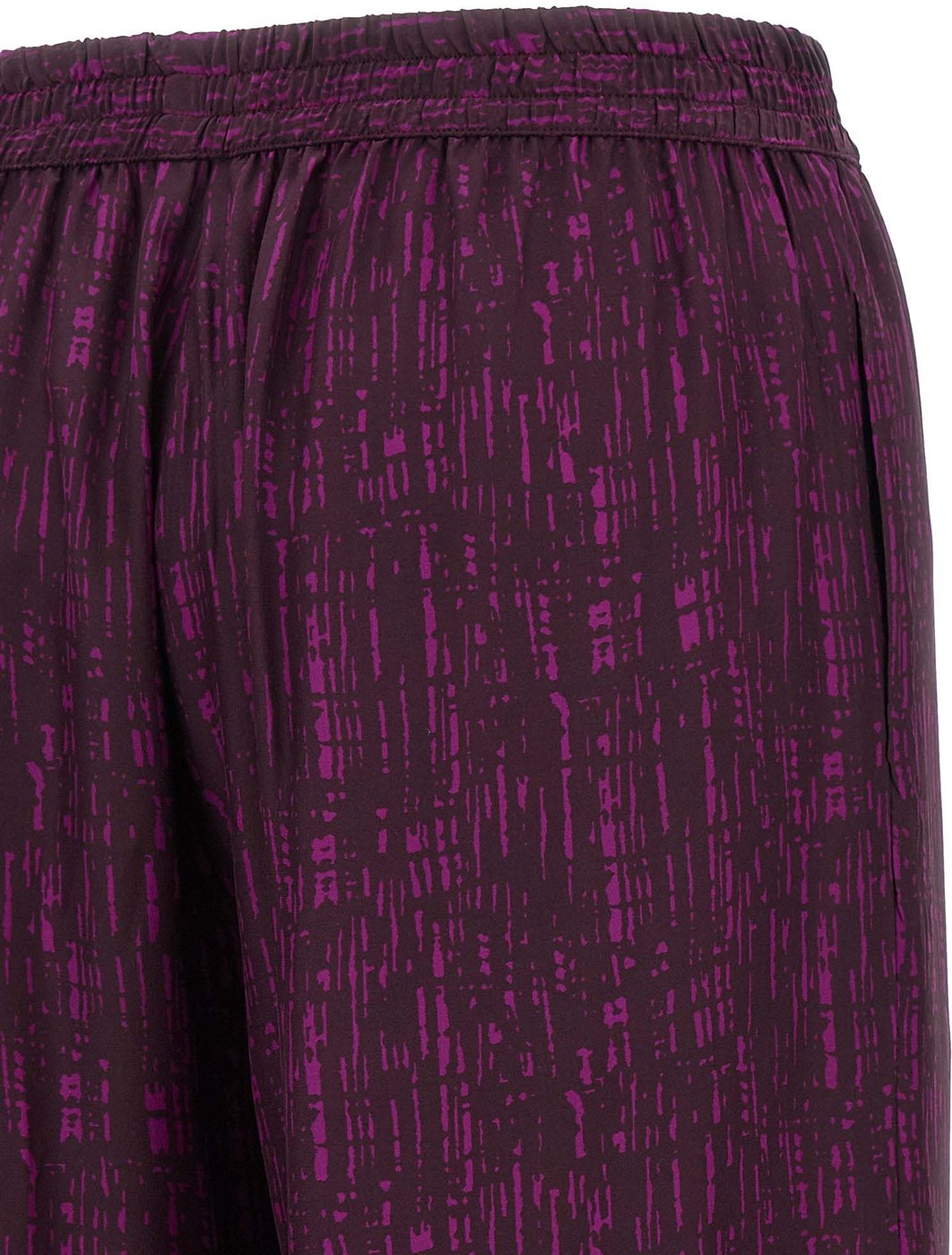 Gianluca Capannolo Purple Viscose Casual Pants