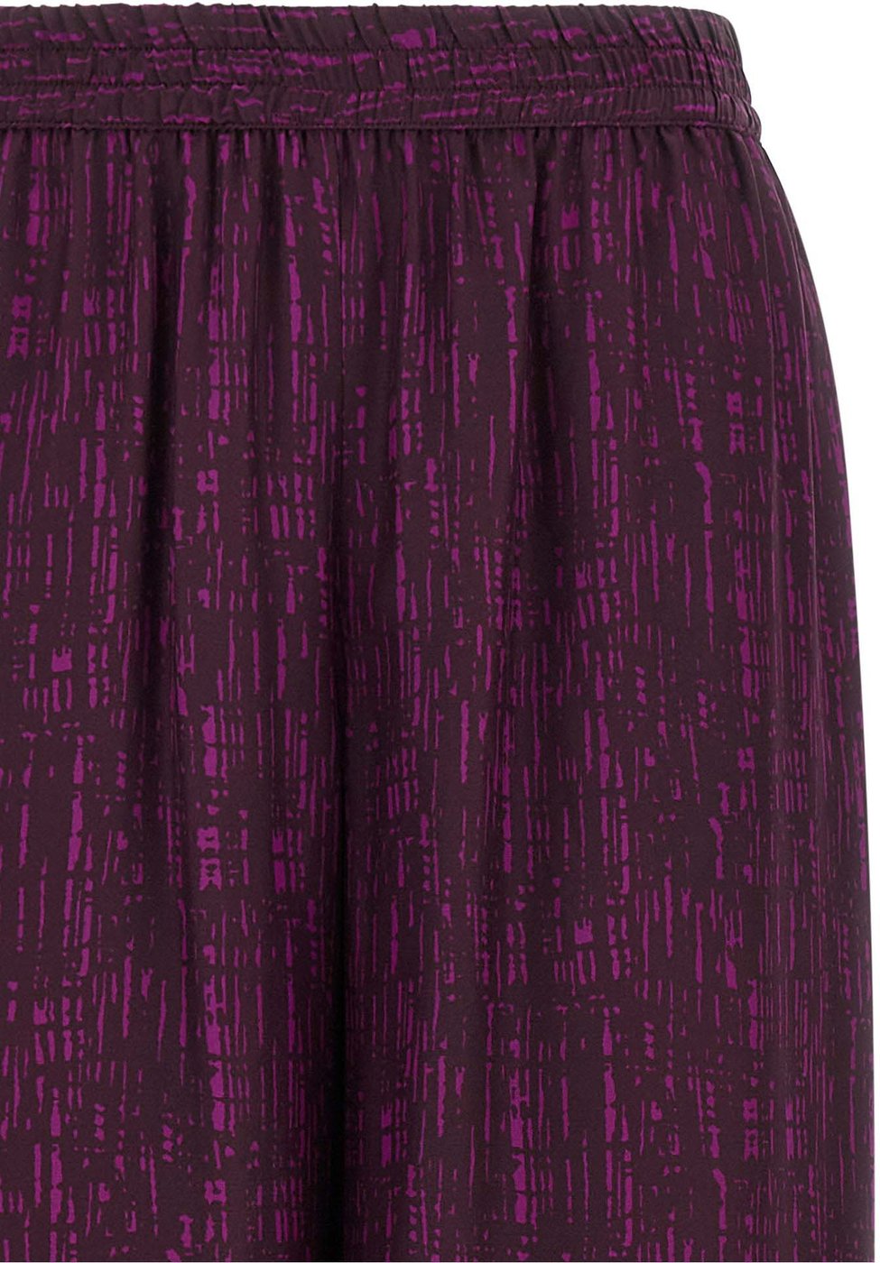 Gianluca Capannolo Purple Viscose Casual Pants