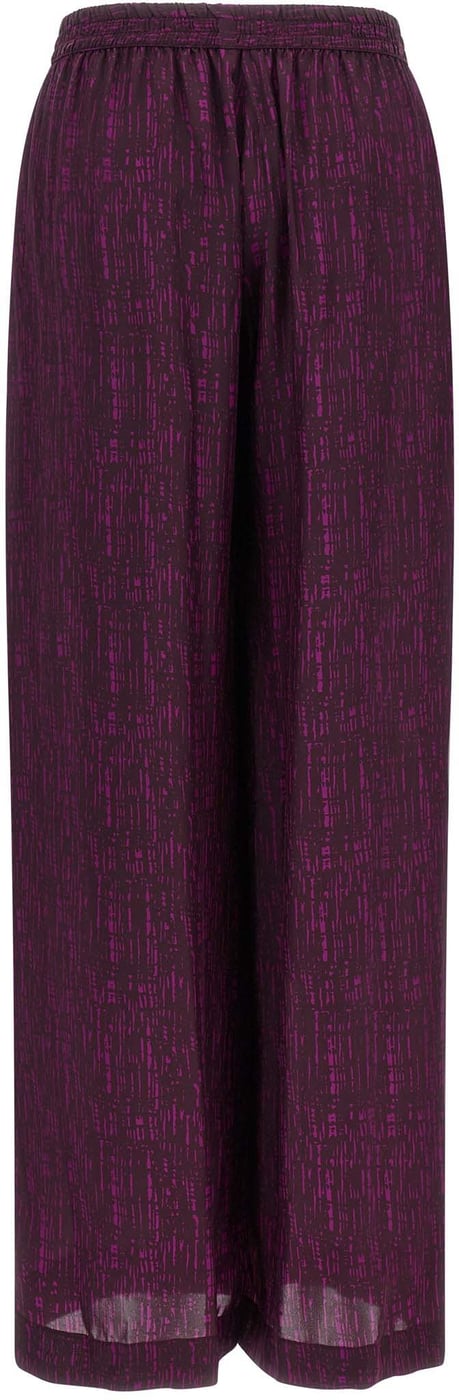 Gianluca Capannolo Purple Viscose Casual Pants