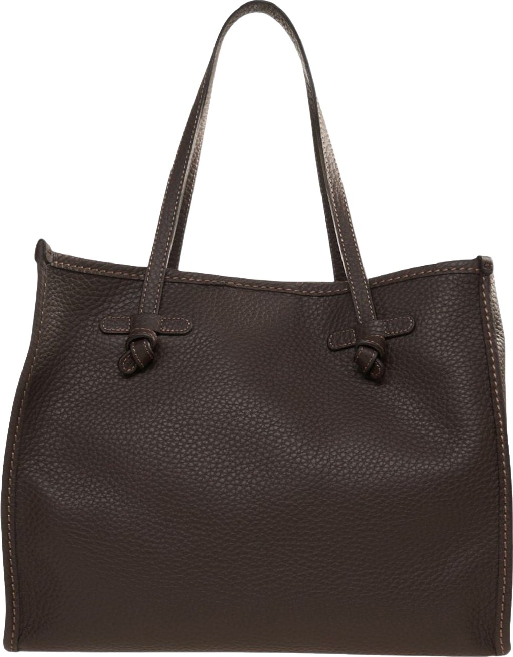 Leather shopper