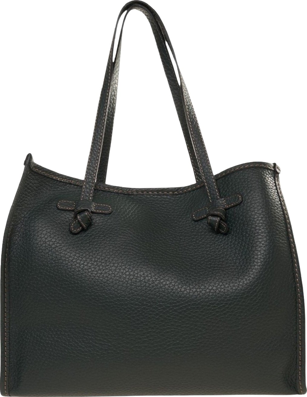Leather shopper