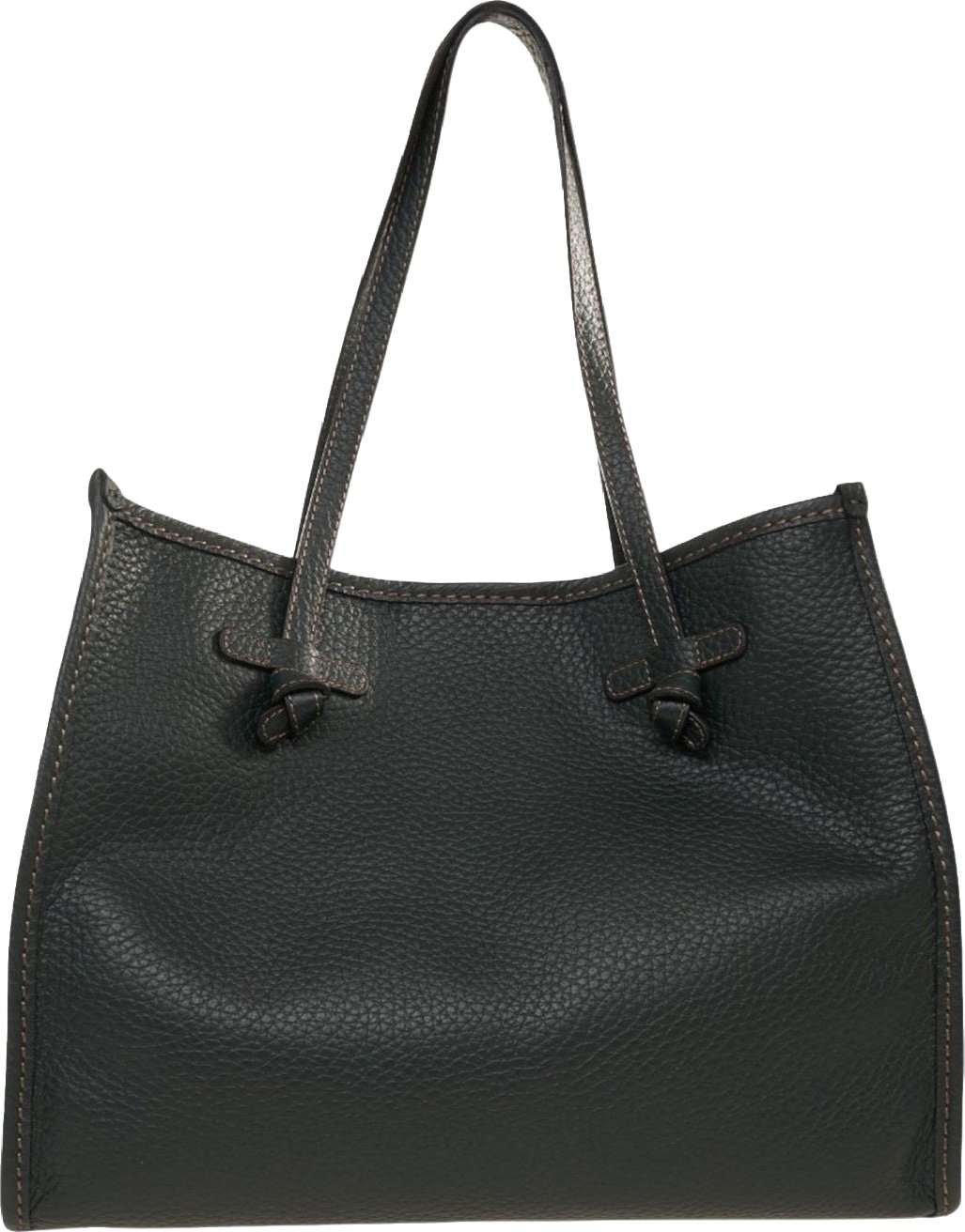 Leather shopper