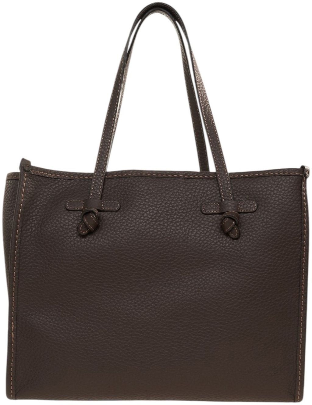 Leather shopper