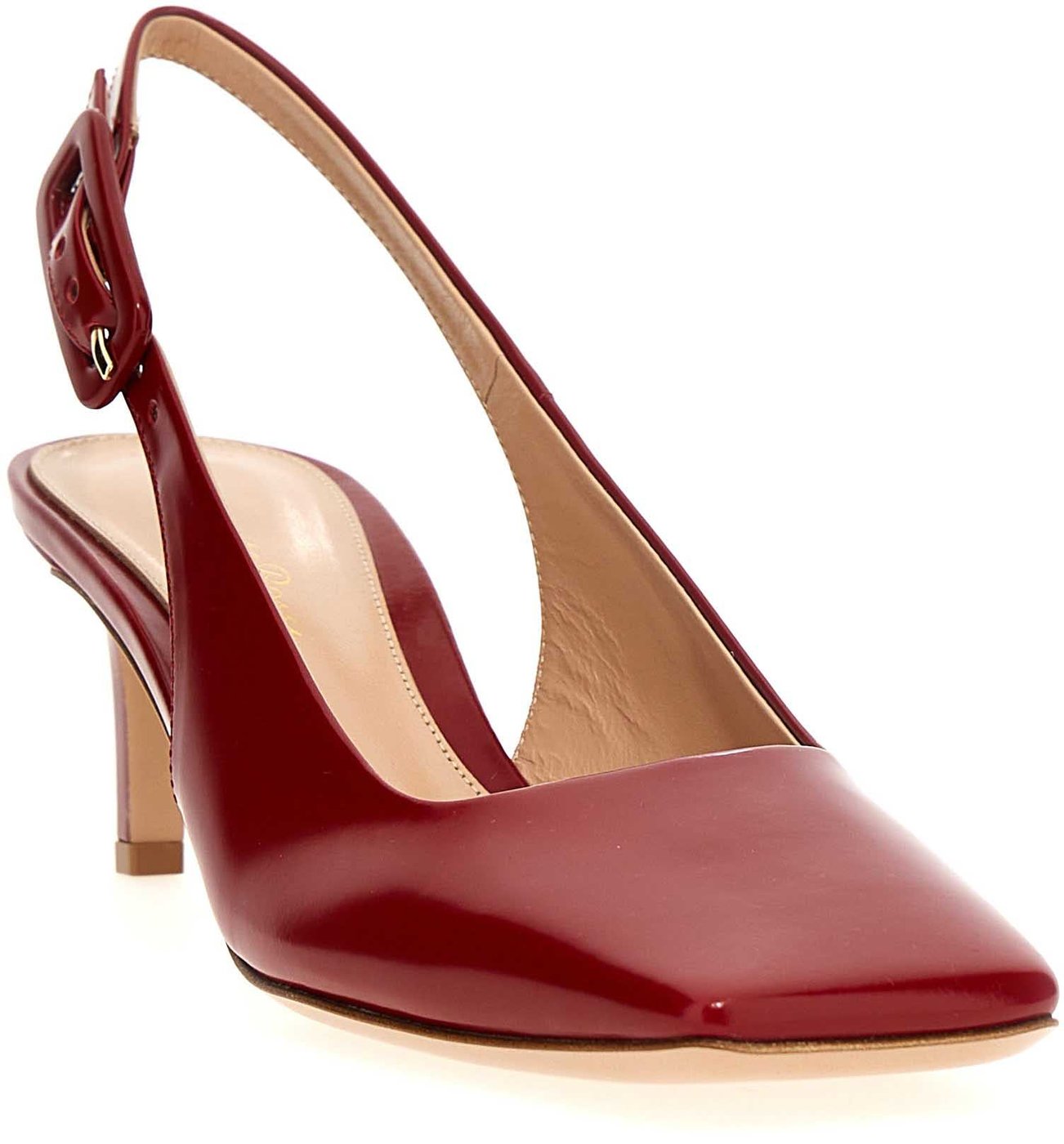 Gianvito Rossi Multicolor Goatskin Mid Heel Pumps