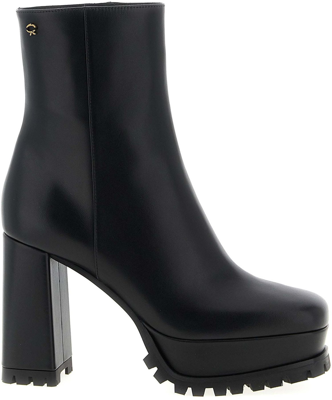 Gianvito Rossi Black Calfskin Ankle Boots