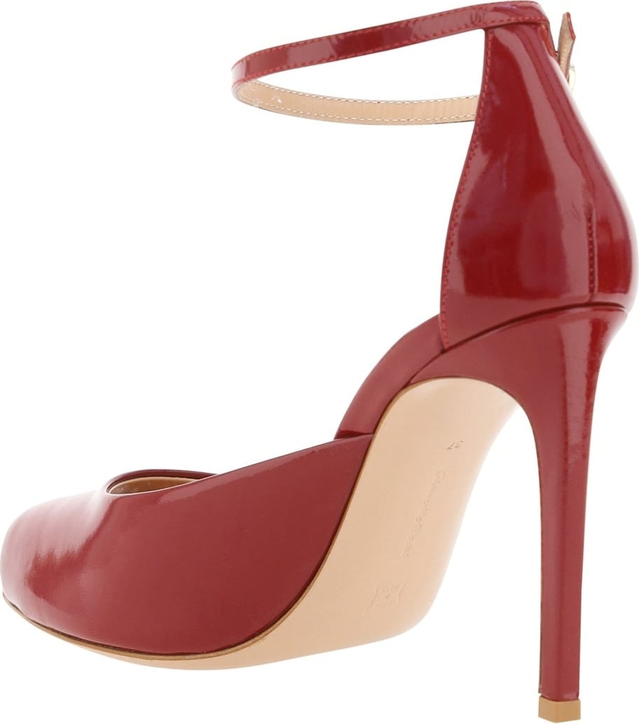 Gianvito Rossi Nuit 95 Glossed-Leather Pumps