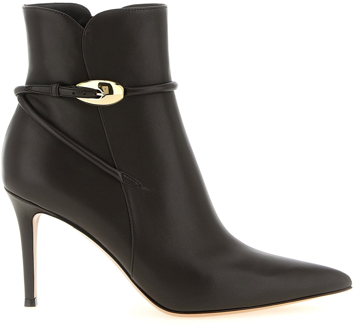 Gianvito Rossi Brown Lamb Leather Ankle Boots