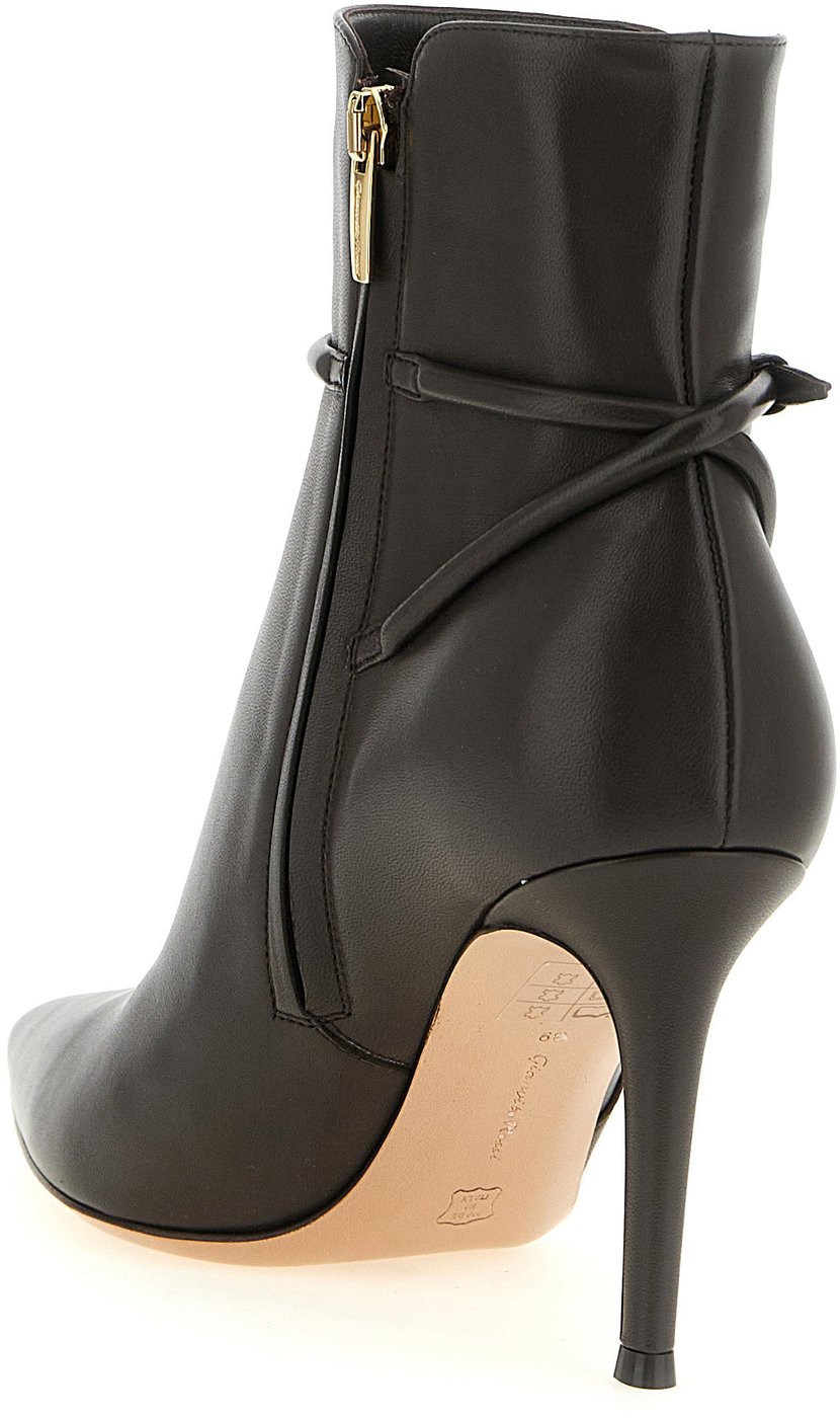 Gianvito Rossi Brown Lamb Leather Ankle Boots