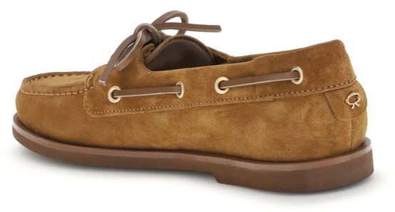 Gianvito Rossi Brown Calf Leather Bos Taurus Slip-On Loafers